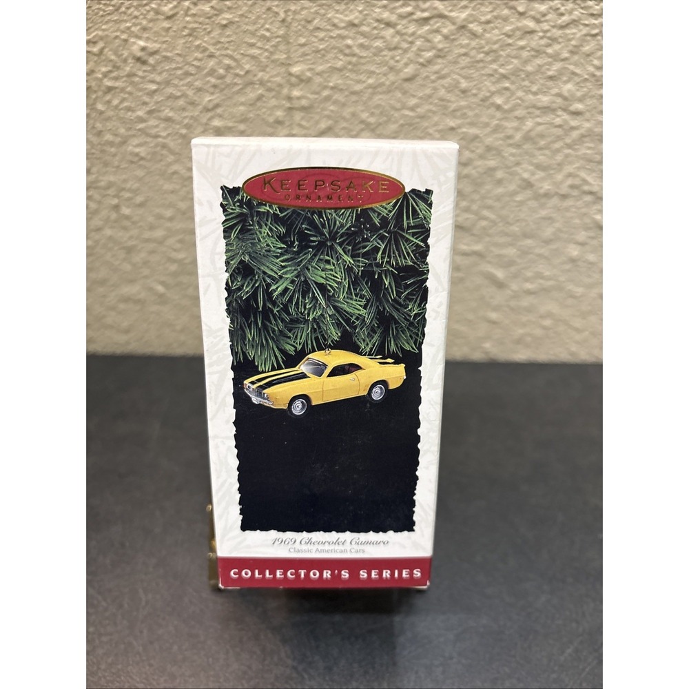 1969 Chevrolet Camaro Hallmark Keepsake Ornament Collector's Series #5 NIB
